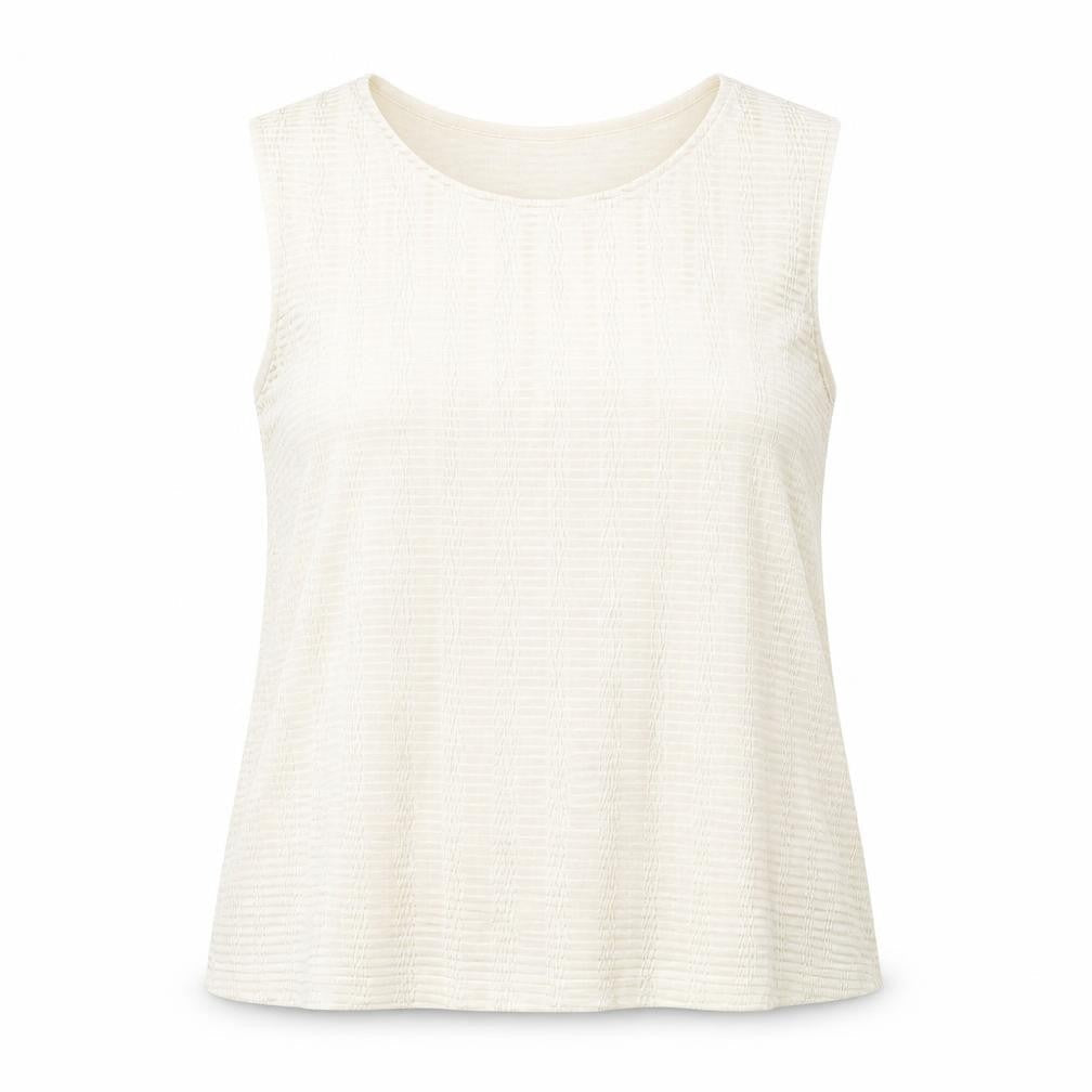 Womens UK Size 16 Classic Beige Basic Tank