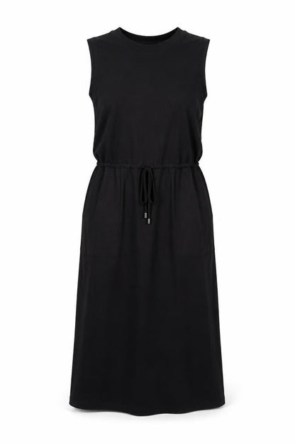 Warehouse Womens Black Viscose A-Line Size 10 Round Neck Pullover
