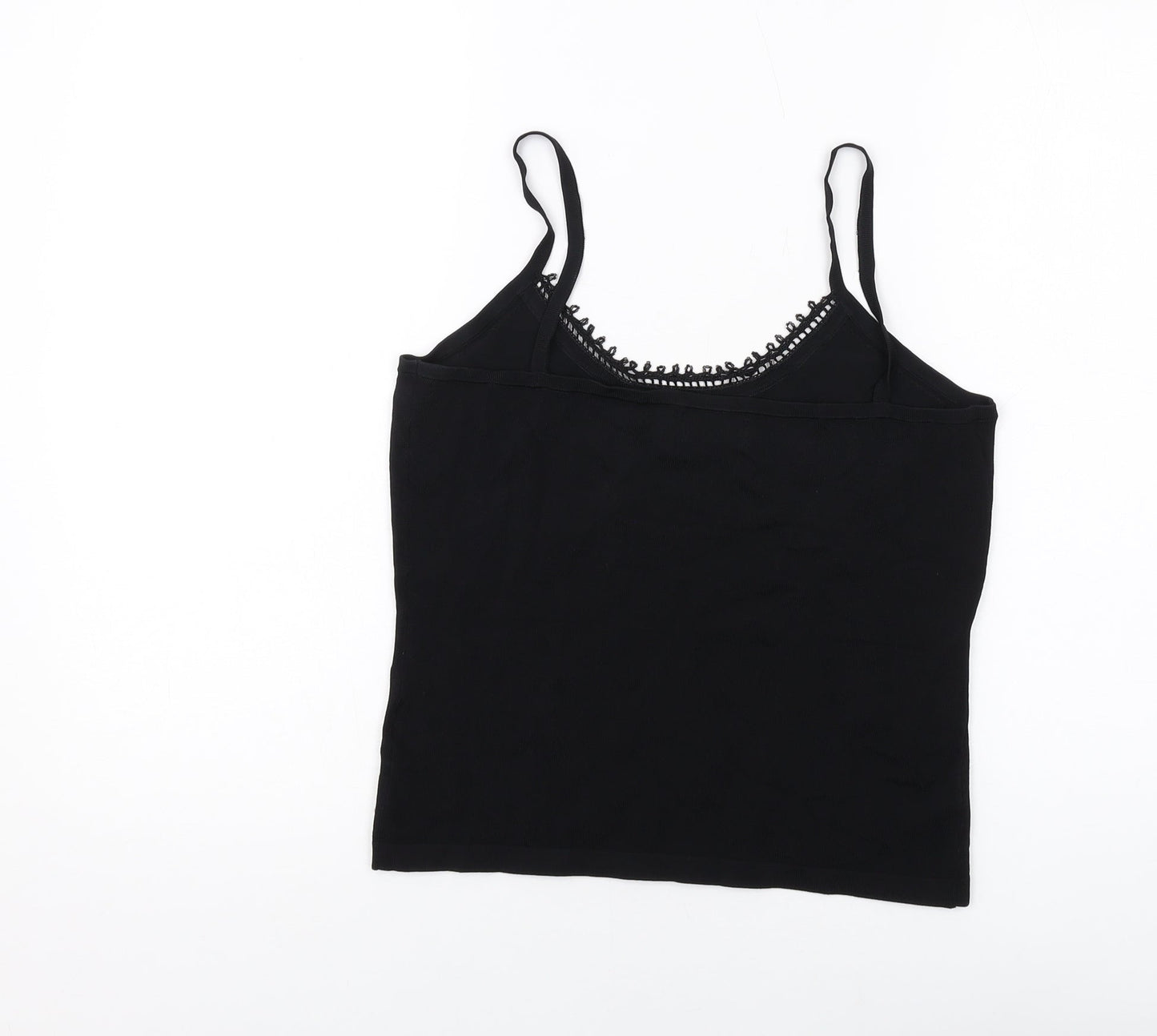 Womens UK Size 12 Kaliko Black Basic Tank