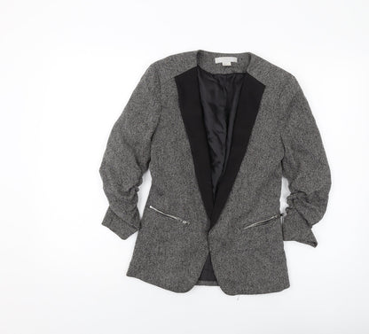 H&M Womens Grey Jacket Size 6