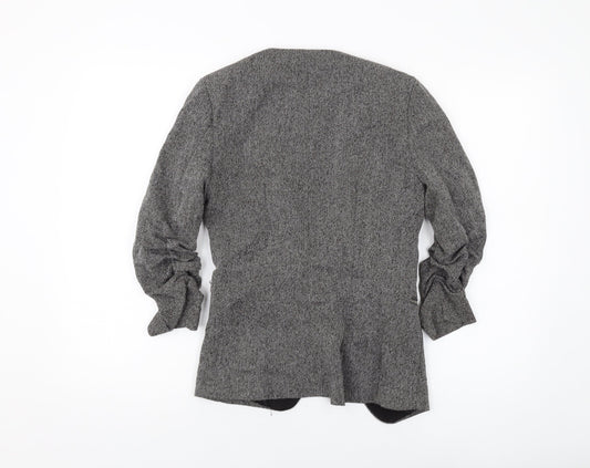 H&M Womens Grey Jacket Size 6