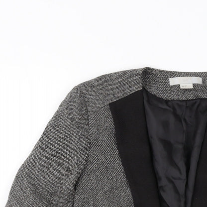 H&M Womens Grey Jacket Size 6