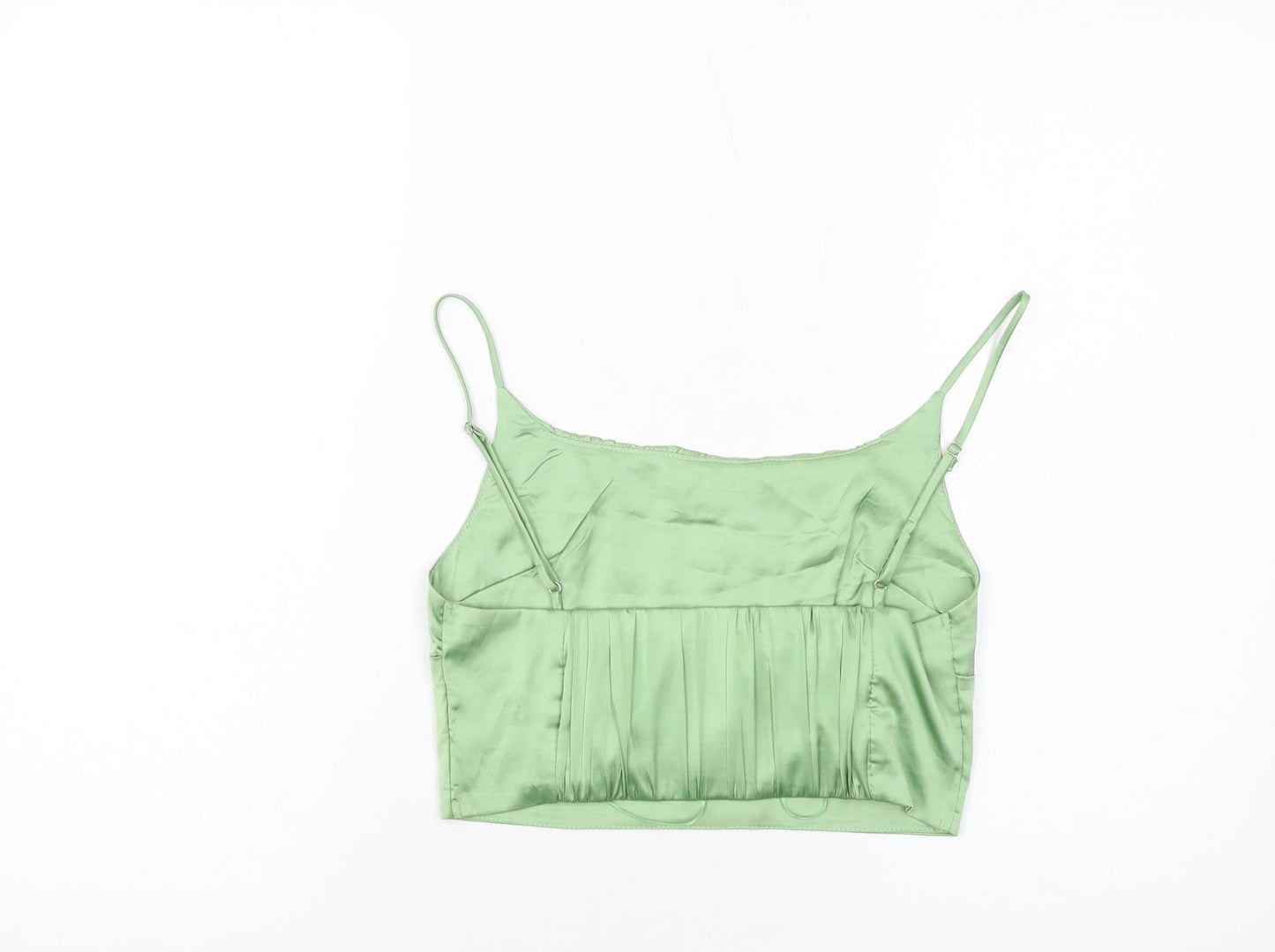 Womens UK Size M Vera & Lucy Green Cropped Tank