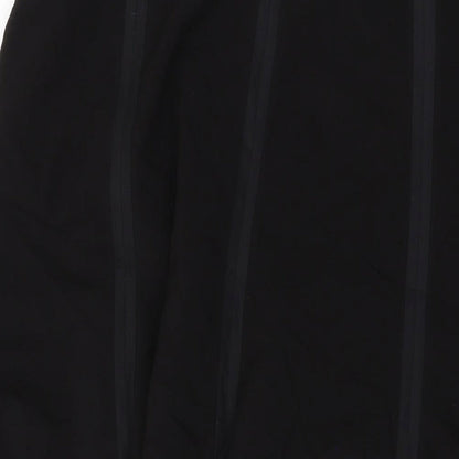Bonmarche Womens Black Polyester A-Line Skirt Size 16 Zip