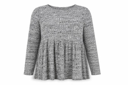 Womens UK Size 16 Boohoo Grey Basic Blouse