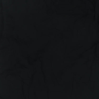 Womens UK Size 6 Topshop Black Basic Blouse