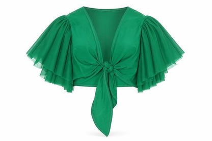 Womens UK Size M Antthony Green Cropped Blouse
