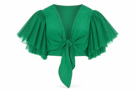 Womens UK Size M Antthony Green Cropped Blouse