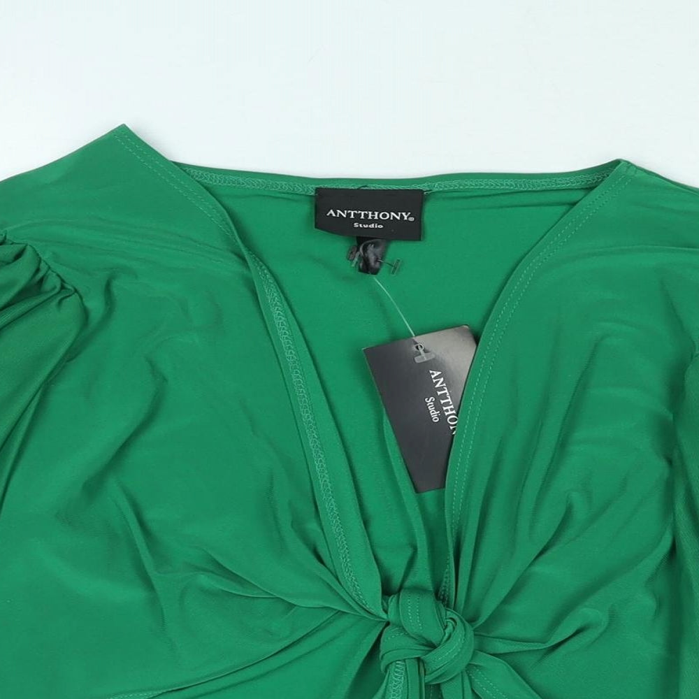 Womens UK Size M Antthony Green Cropped Blouse