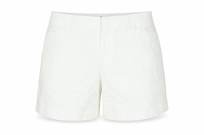 Susan Miller Womens White Polyester Basic Shorts Size 10 L5 in Regular Zip