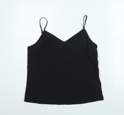 Womens UK Size 10 Marks and Spencer Black Camisole Blouse