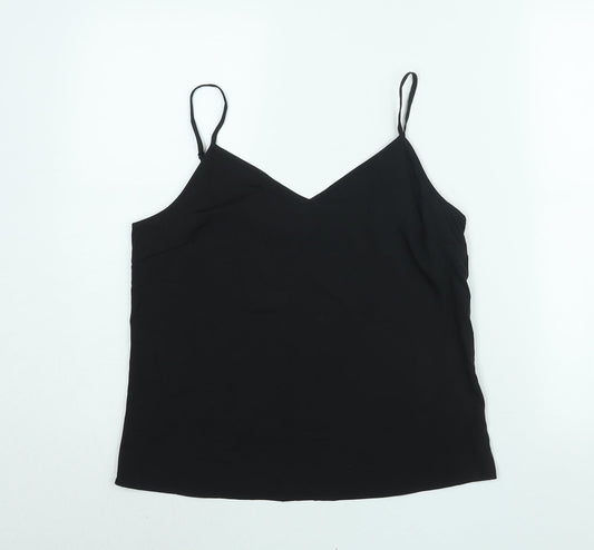 Womens UK Size 10 Marks and Spencer Black Camisole Blouse
