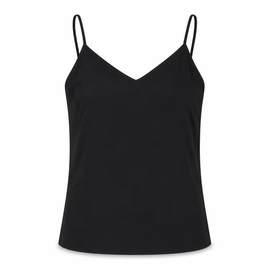 Marks & Spencer Womens Black Polyester Camisole Blouse Size 10 V-Neck