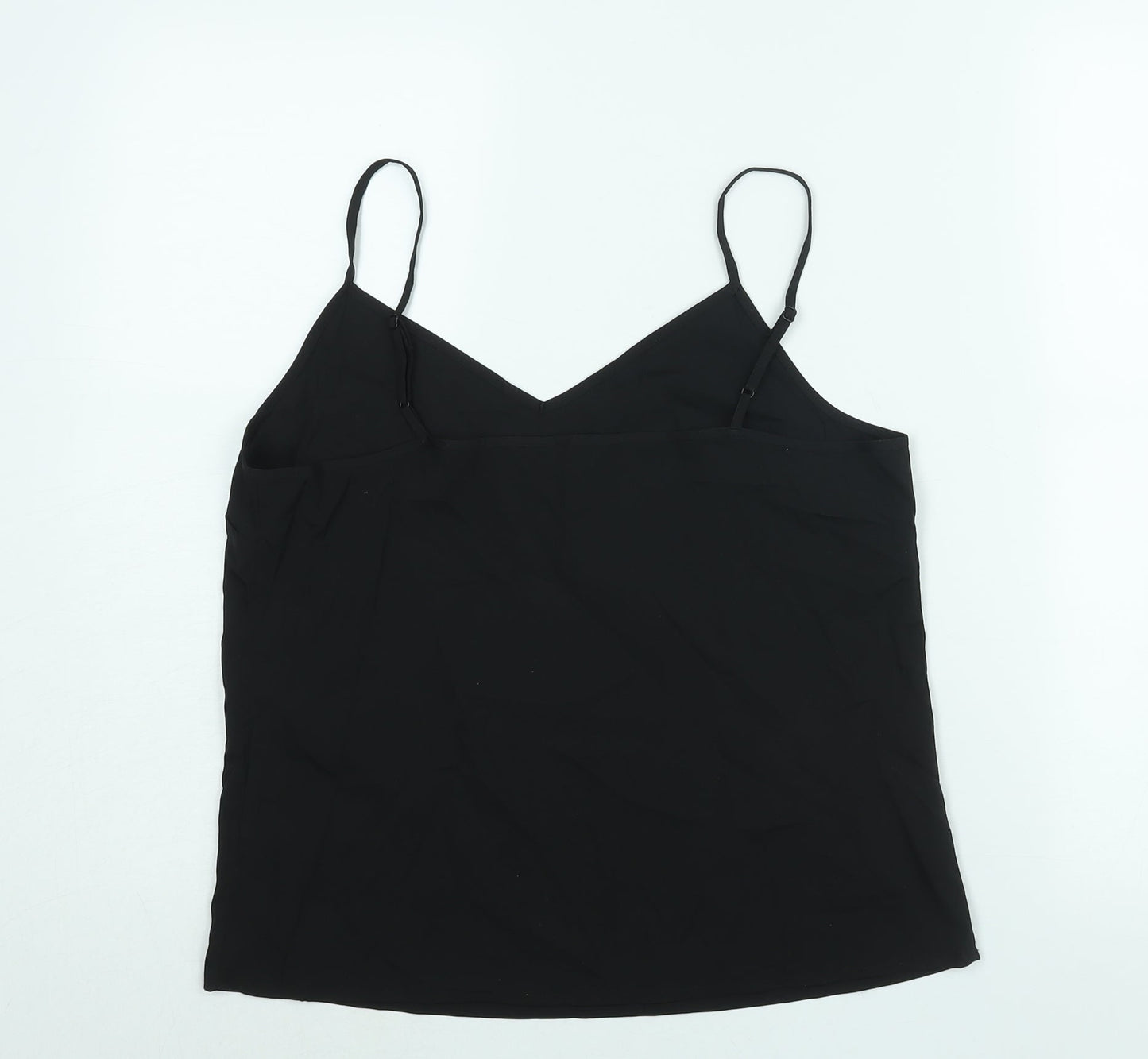 Womens UK Size 10 Marks and Spencer Black Camisole Blouse