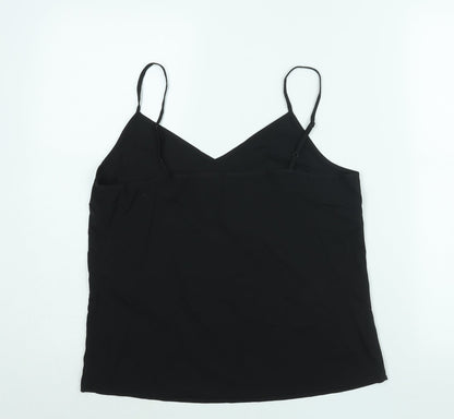 Womens UK Size 10 Marks and Spencer Black Camisole Blouse