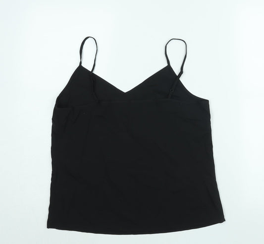 Womens UK Size 10 Marks and Spencer Black Camisole Blouse
