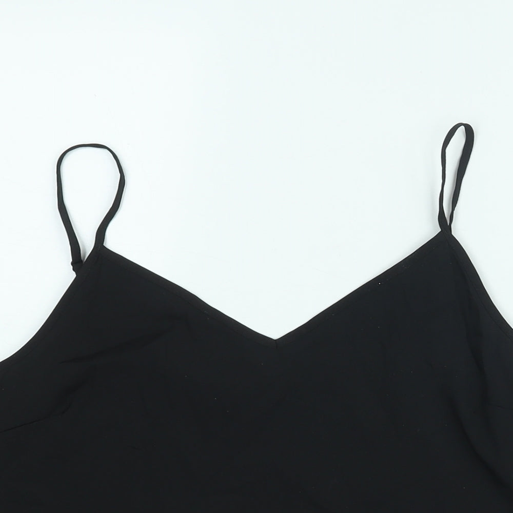 Womens UK Size 10 Marks and Spencer Black Camisole Blouse