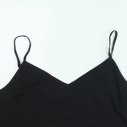 Womens UK Size 10 Marks and Spencer Black Camisole Blouse