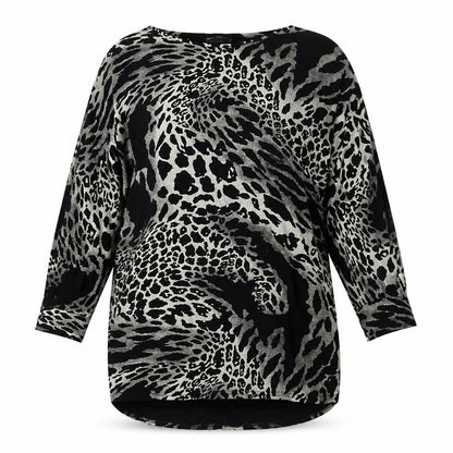 Womens UK Size S QED London Black Tunic Blouse