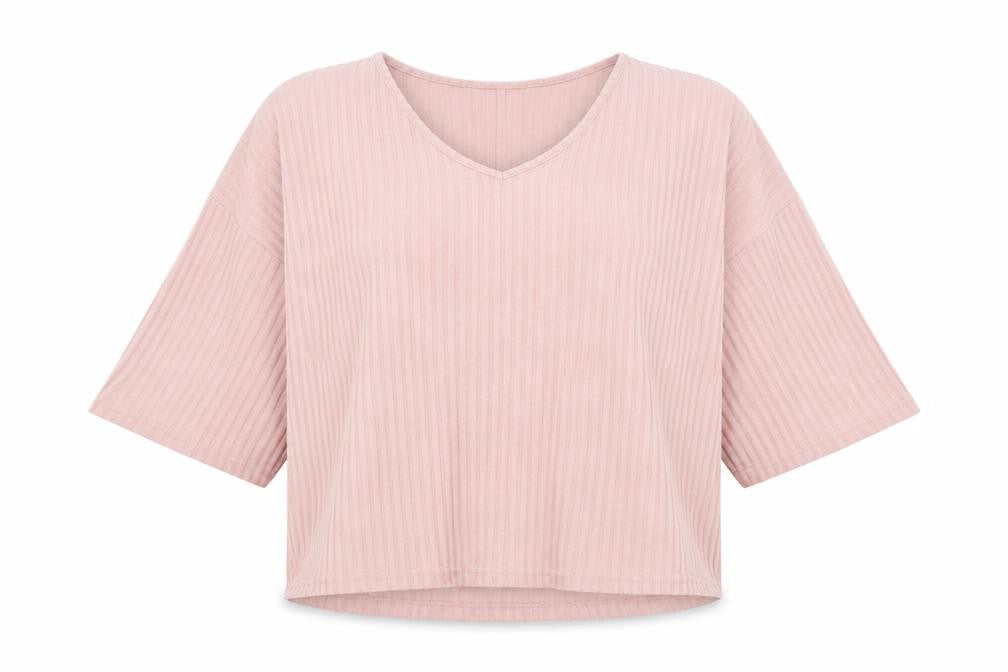 Womens UK Size L New Look Pink Basic Blouse