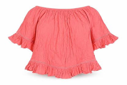 Womens UK Size 22 Yours Pink Basic Blouse