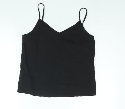 Womens UK Size 10 Marks and Spencer Black Camisole Blouse