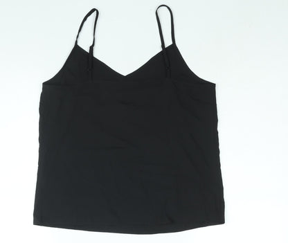 Womens UK Size 10 Marks and Spencer Black Camisole Blouse