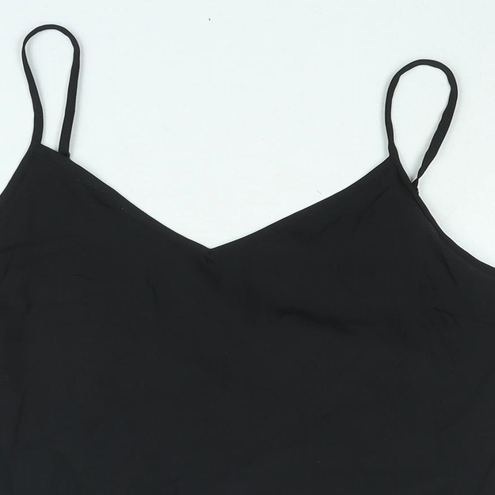 Womens UK Size 10 Marks and Spencer Black Camisole Blouse