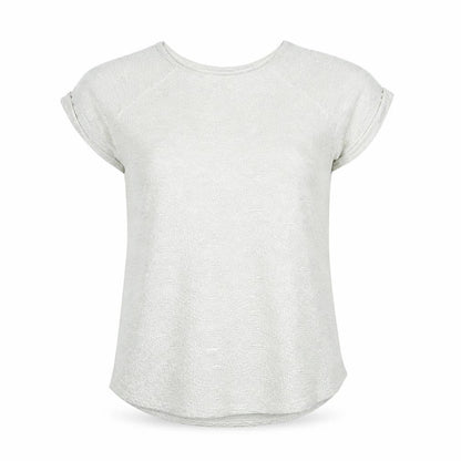 Womens UK Size 12 River Island Silver Basic Blouse