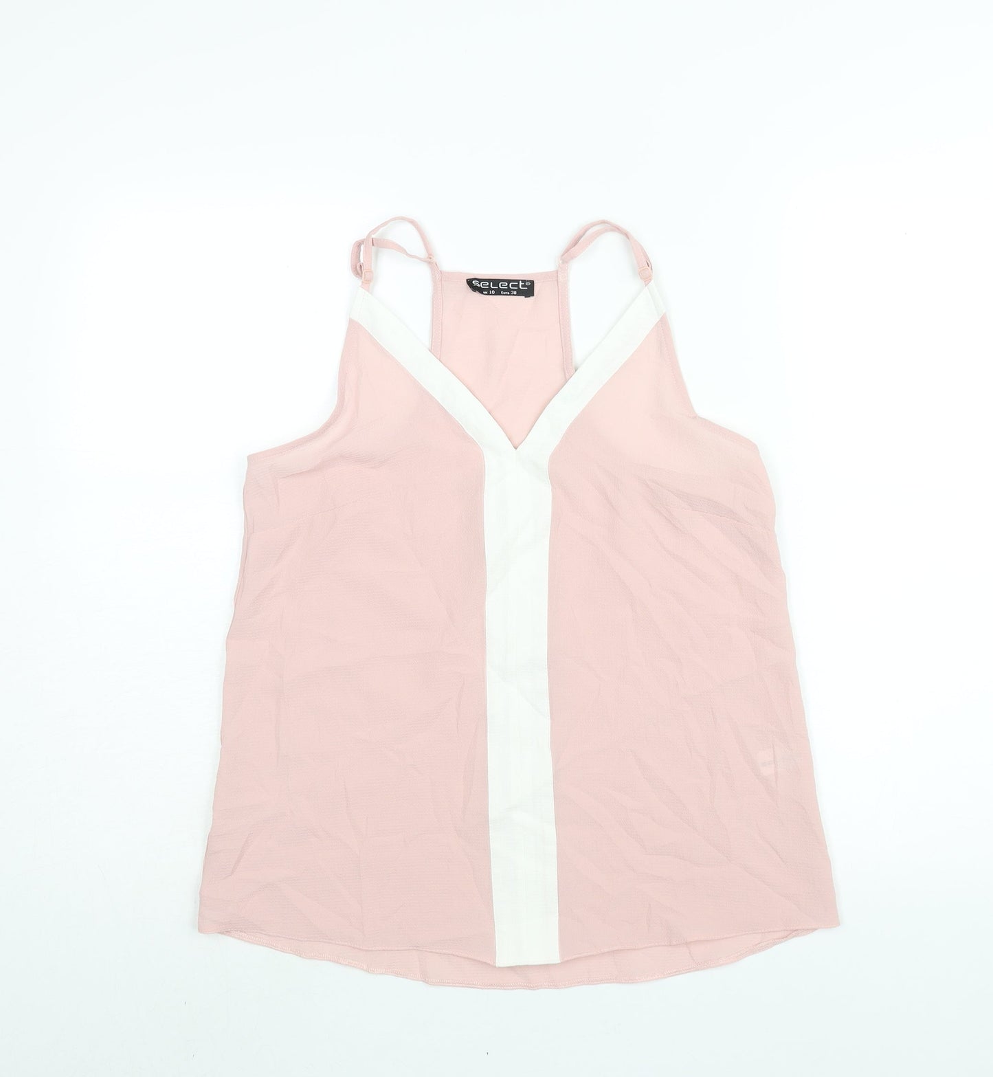 Womens UK Size 10 Select Pink Camisole Blouse