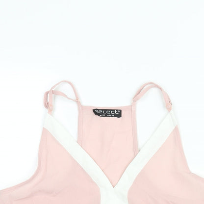 Womens UK Size 10 Select Pink Camisole Blouse