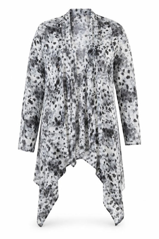 Womens UK Size 10 Divided by H&M Grey Kimono Blouse