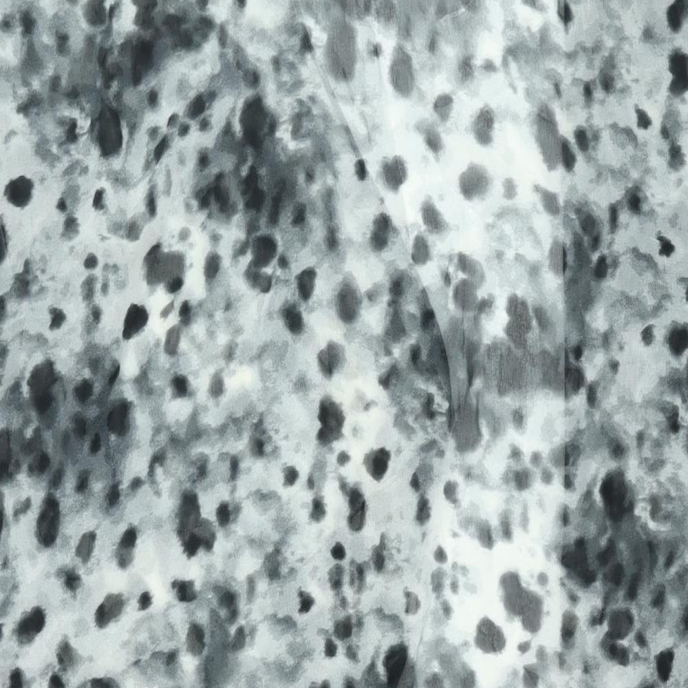 Divided by H&M Womens Grey Geometric Polyester Kimono Blouse Size 10 V-Neck - Semi Sheer Waterfall Front