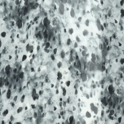 Divided by H&M Womens Grey Geometric Polyester Kimono Blouse Size 10 V-Neck - Semi Sheer Waterfall Front