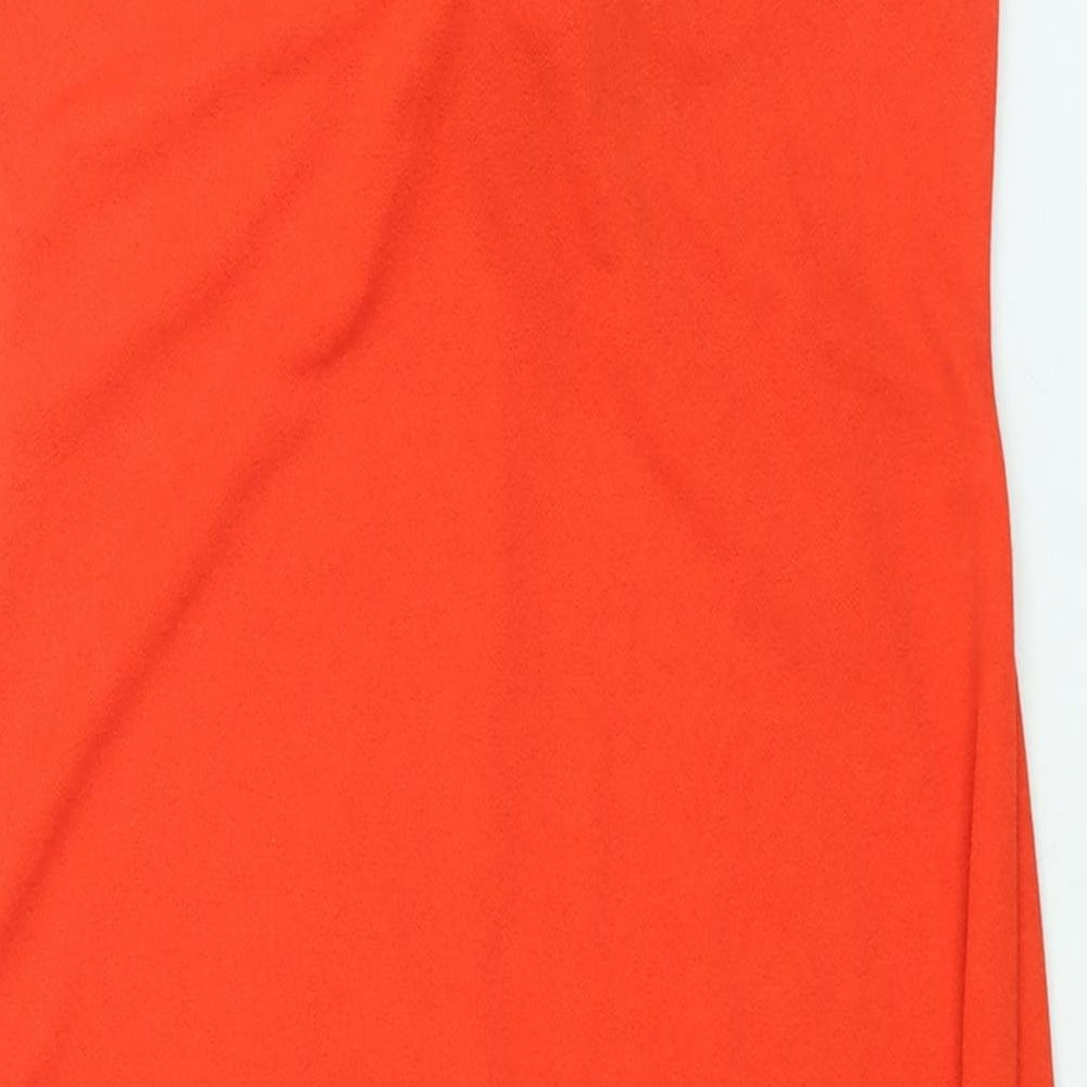 Boohoo Womens Red Polyester Bodycon Size 14 Sweetheart Tie - Tie