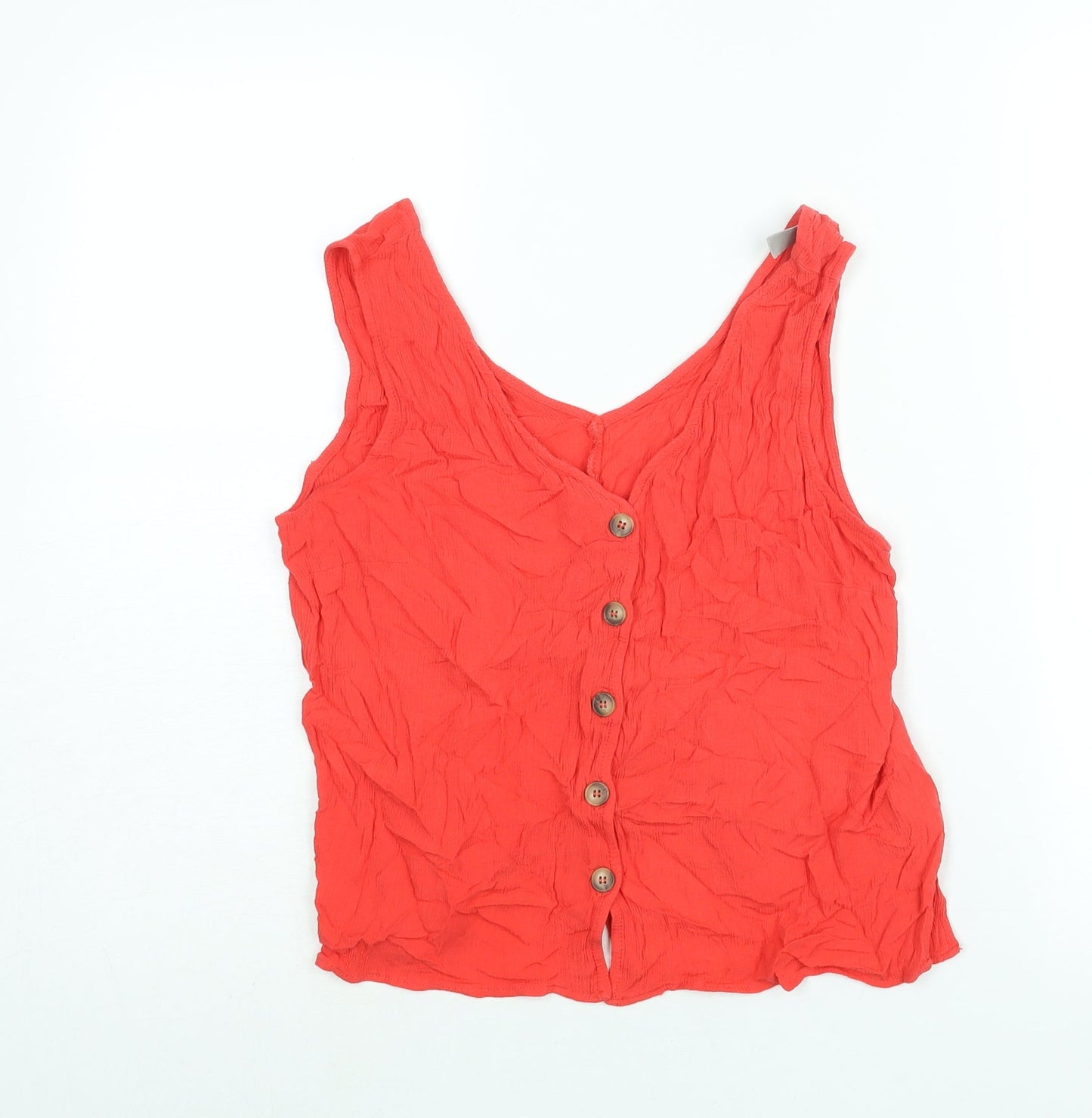 Womens UK Size 10 ASOS Red Camisole Blouse