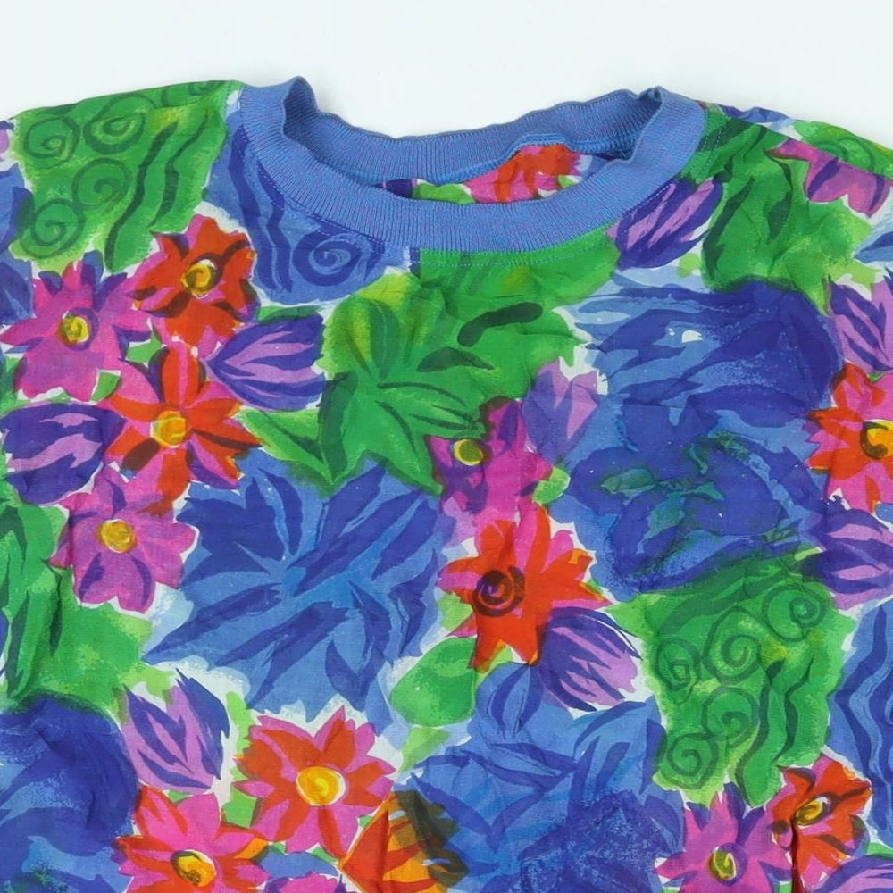 Womens UK Size 12 St Michael Multicoloured Basic Blouse