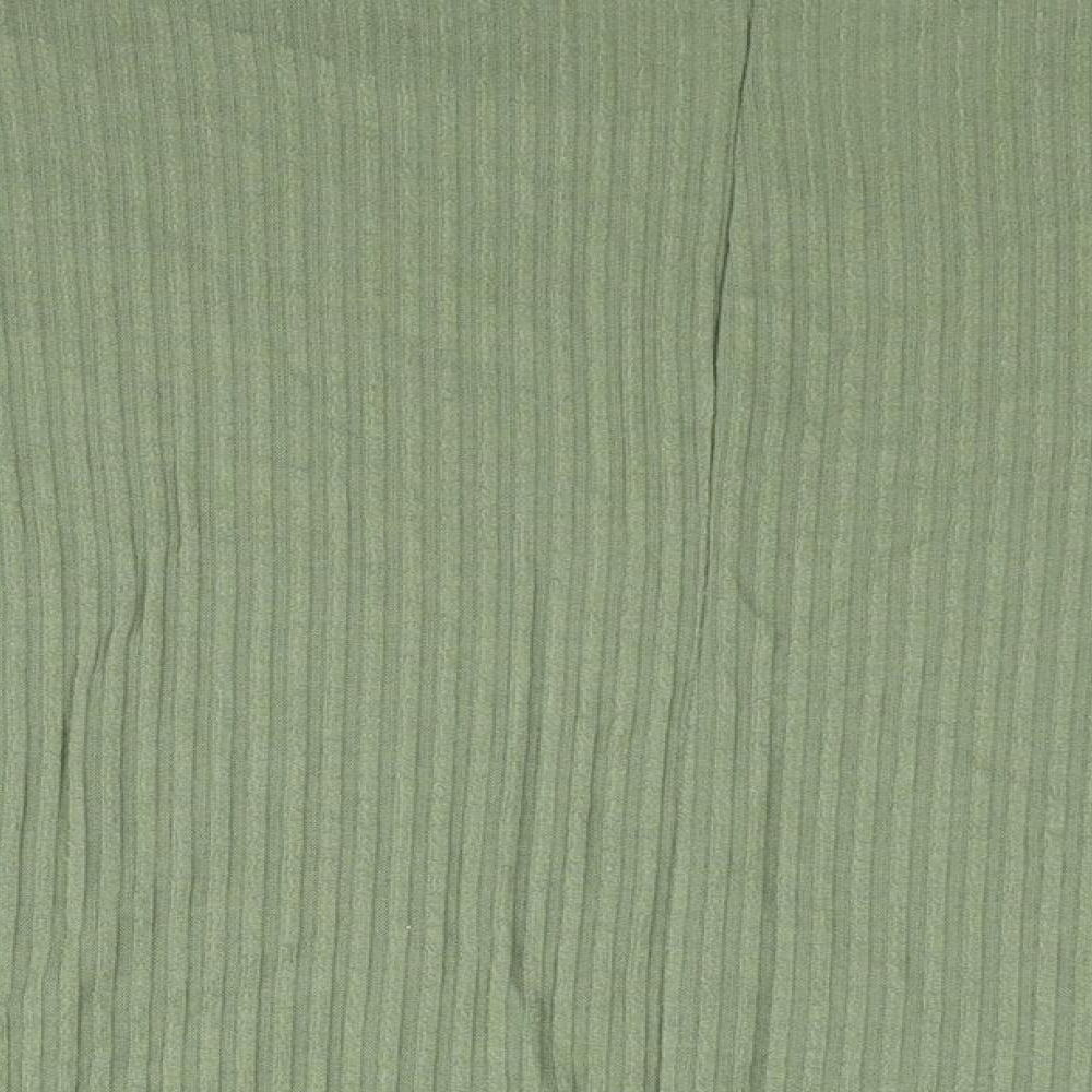 Womens UK Size M New Look Green Basic Blouse