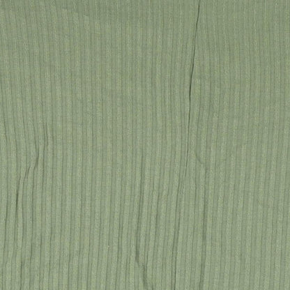 Womens UK Size M New Look Green Basic Blouse