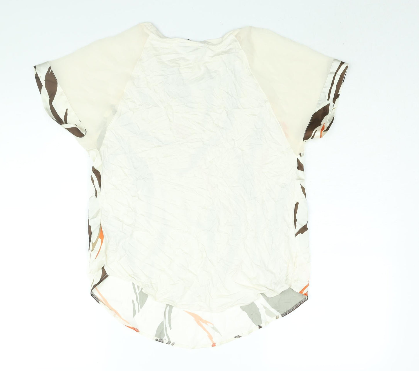 Womens UK Size 10 NEXT Ivory Basic Blouse