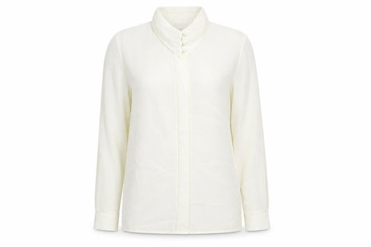 Womens UK Size 10 Richards White Basic Button-Up