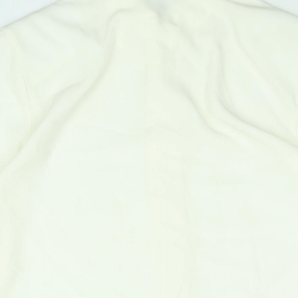 Womens UK Size 10 Richards White Basic Button-Up