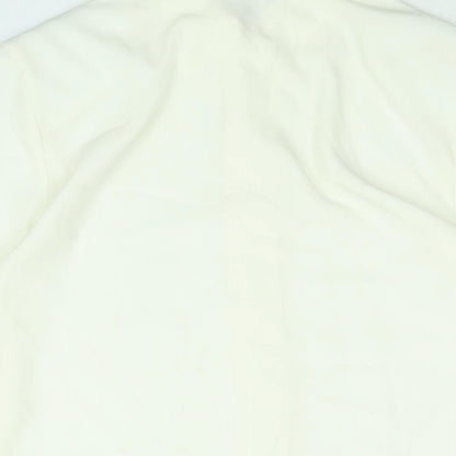 Womens UK Size 10 Richards White Basic Button-Up