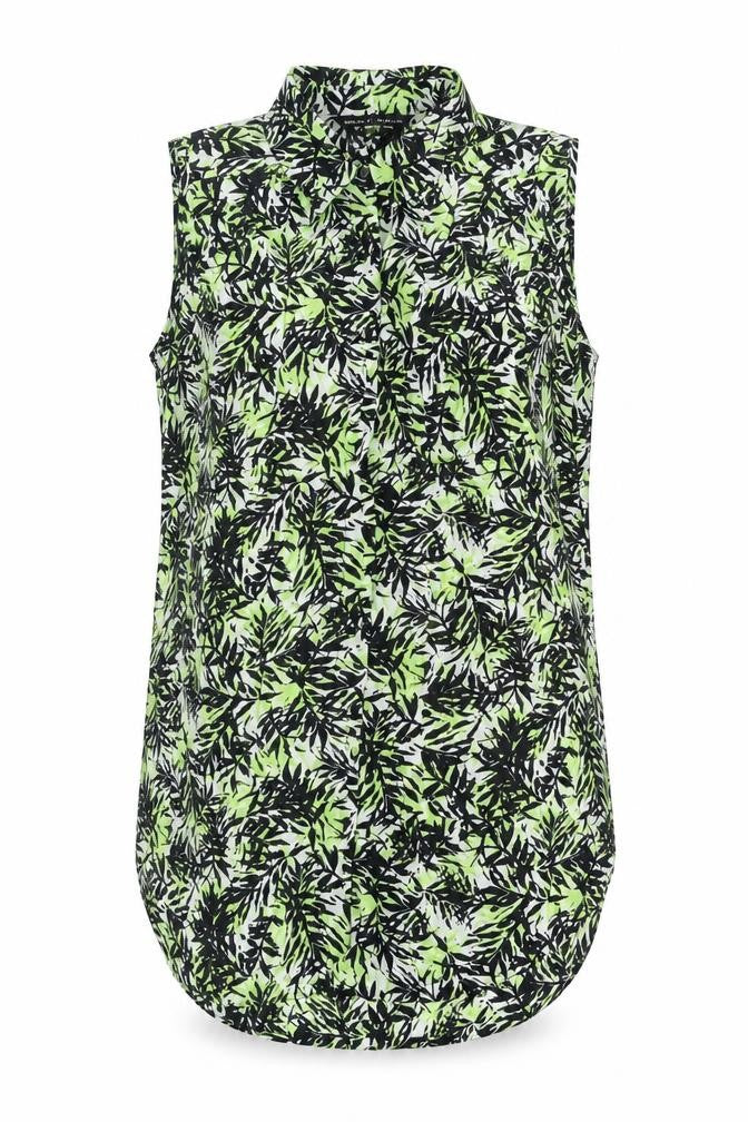 Womens UK Size 10 Dorothy Perkins Green Basic Button-Up
