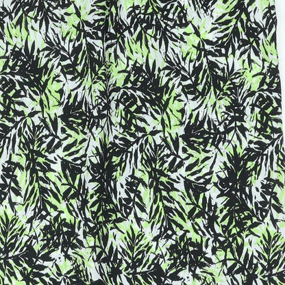 Womens UK Size 10 Dorothy Perkins Green Basic Button-Up