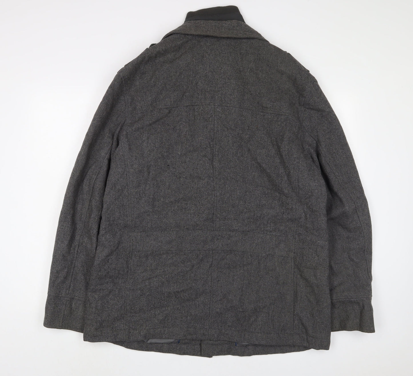 Autograph Mens Grey Jacket Size L Zip