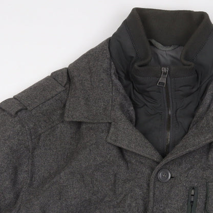 Autograph Mens Grey Jacket Size L Zip