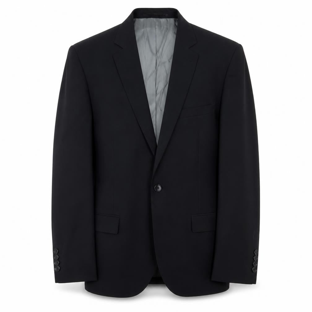 Mens UK Size 40 Topman Regular Black Suit Jacket