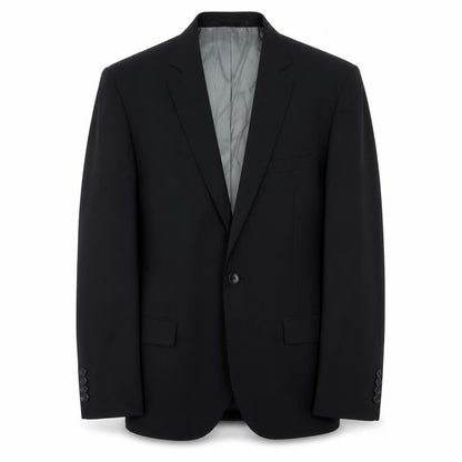 Mens UK Size 40 Topman Regular Black Suit Jacket