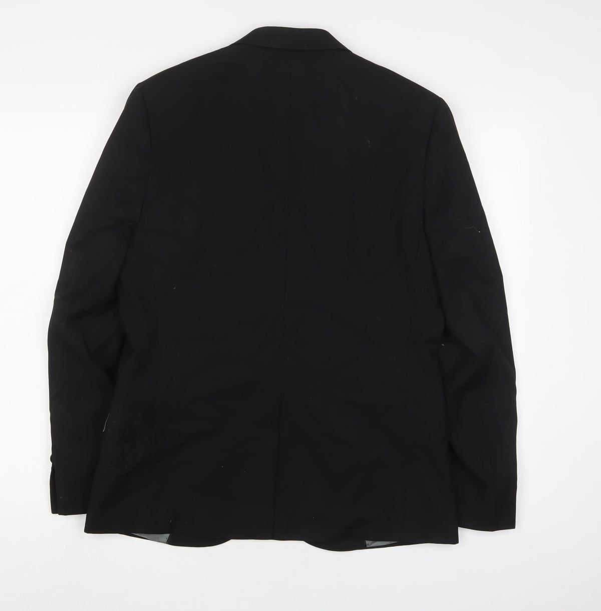 Mens UK Size 40 Topman Regular Black Suit Jacket